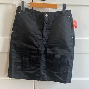 Joe Fresh Black Nylon Cargo Skirt